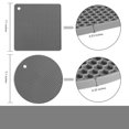 thumbnail image 2 of Salvamanteles para platos calientes - Almohadillas para platos calientes para cocina, Agarraderas de silicona para ollas y sartenes calientes, Alfombrillas de silicona para encimeras de, 2 of 6