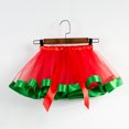 thumbnail image 1 of Falda de malla de arcoíris, falda tutú de baile para niños, falda de actuación para festivales, 1 of 6