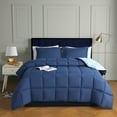 thumbnail image 5 of HIG Light Weight Down Alternative Comforter, Twin, Navy, Reversible, 5 of 7