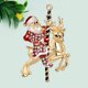 thumbnail image 2 of Other Christmas Decoration,Merry Christmas Tree Holiday Christmas Brooches for Women Men Pins Jewelry Party Decorations, 2 of 4
