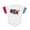 White, variant on Qopobobo Bodysuit Baby Girl Baby Bodysuit 4th of July Baby Boys or Girls Baby Bodysuit White,3-6 Months