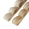 thumbnail image 5 of Love, Laugh, Craft Burlap Ribbon Set, 1.5"W x 3-Yds, Natural/White Stripe, 5 of 17