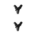 thumbnail image 2 of Langgg Motorcycle Helmet Chin Stand Camera Mount Bracket Portable Plastic Motorbike Recorder Holder Base Riding Upgrade Black 2Set, 2 of 6