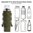 thumbnail image 2 of BASSDASH MOLLE Water Bottle Holder Pouch with Shoulder Strap Modular Bag for Fishing Hunting Hiking Travel Outdoor Activities, 2 of 7