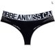thumbnail image 3 of Mujer Tanga de malla sin fisuras hueco hueco impreso de cintura baja ropa interior Mini transpirable G-String Yoga bragas calzoncillos para la fiesta Negro L Inevent AP004233-08, 3 of 7