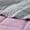 03 Pink & Silver, variant on Nestl Queen Comforter Set, 3 Piece Bed in a Bag, Reversible Down Alternative Bedding Set, Black & Gray