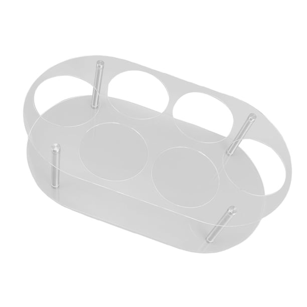 Organizador De Botellas De Agua, Rejilla De Almacenamiento Acrílico Para Las Tazas Contiene 6 Botellas, Con Un Diseño Resistente Para El Gabinete De Encimera De Cocina