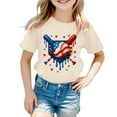 thumbnail image 4 of T-Shirt à Manches Courtes pour Filles avec Imprimé de Baseball sur Glace, Coupe Ample Décontractée, Haut Confortable pour le Quotidien, les Sports et les Activités de Plein Air, 4 of 4