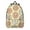 Kawaii Pink Donu, variant on Abstract Plaid Pattern School Backpack, Retro Checkered Print Daypack with Colorful Geometric Design for Daily Use