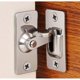 thumbnail image 1 of Cerradura de puerta de acero inoxidable en ángulo recto de 90 grados, utilizada para cercas, puertas y ventanas de madera, puertas correderas (plateada), Versalles, 1 of 5