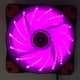 thumbnail image 5 of Tholdsy 120mm LED Ultra silencioso computadora PC ventilador con cubierta 15 LEDs 12V Cpu disipador de calor enfriador ventilador de Juegos de teclado y mouse para computadora violeta 12cm, 5 of 6