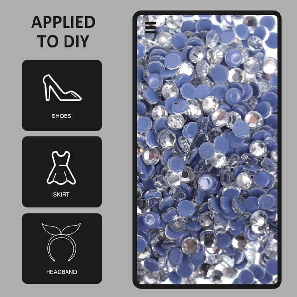 3000 Paillettes Plates Rondes 3 Mm Transparentes - Sequins Pour Couture, DIY, Déco Vêtements Et Loisirs Créatifs