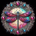 thumbnail image 1 of 5D DIY Taladro Diamante Pintura Libélula Kit 40x40cm, 1 of 9