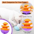 thumbnail image 3 of El juguete con ruedas para mascotas para perros y gatos aumenta el coeficiente intelectual, el juguete rompecabezas interactivo y la bola dispensadora de comida., 3 of 5