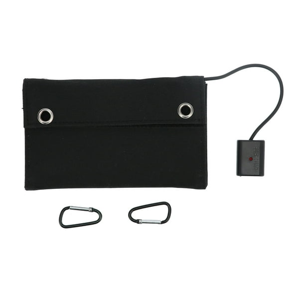 Kit De Panel Solar, 20 W Prácticos Puertos De Salida USB Duales Plegables Cargador De Panel Solar Para Viajar Montañismo Senderismo Acampar Ciclismo Al Aire Libre Cergrey Folding Portable Charger