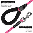 thumbnail image 2 of Rope Dog Leash 5ft Long,Traffic Padded Two Handle,Heavy Duty,Reflective Double Handles Lead for Control Safety Training,Leashes for Large Dogs or Medium Dogs,Dual Handles Leads, 2 of 6