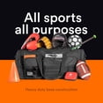 thumbnail image 6 of Fitdom 130L 36" Heavy Duty Extra Large Sports Gym Equipment Travel Duffle Bag W/Adjustable Shoulder Strap & 7 Compartments. Perfect for Soccer Baseball Basketball Hockey Football, Team Coaches & More, 6 of 7