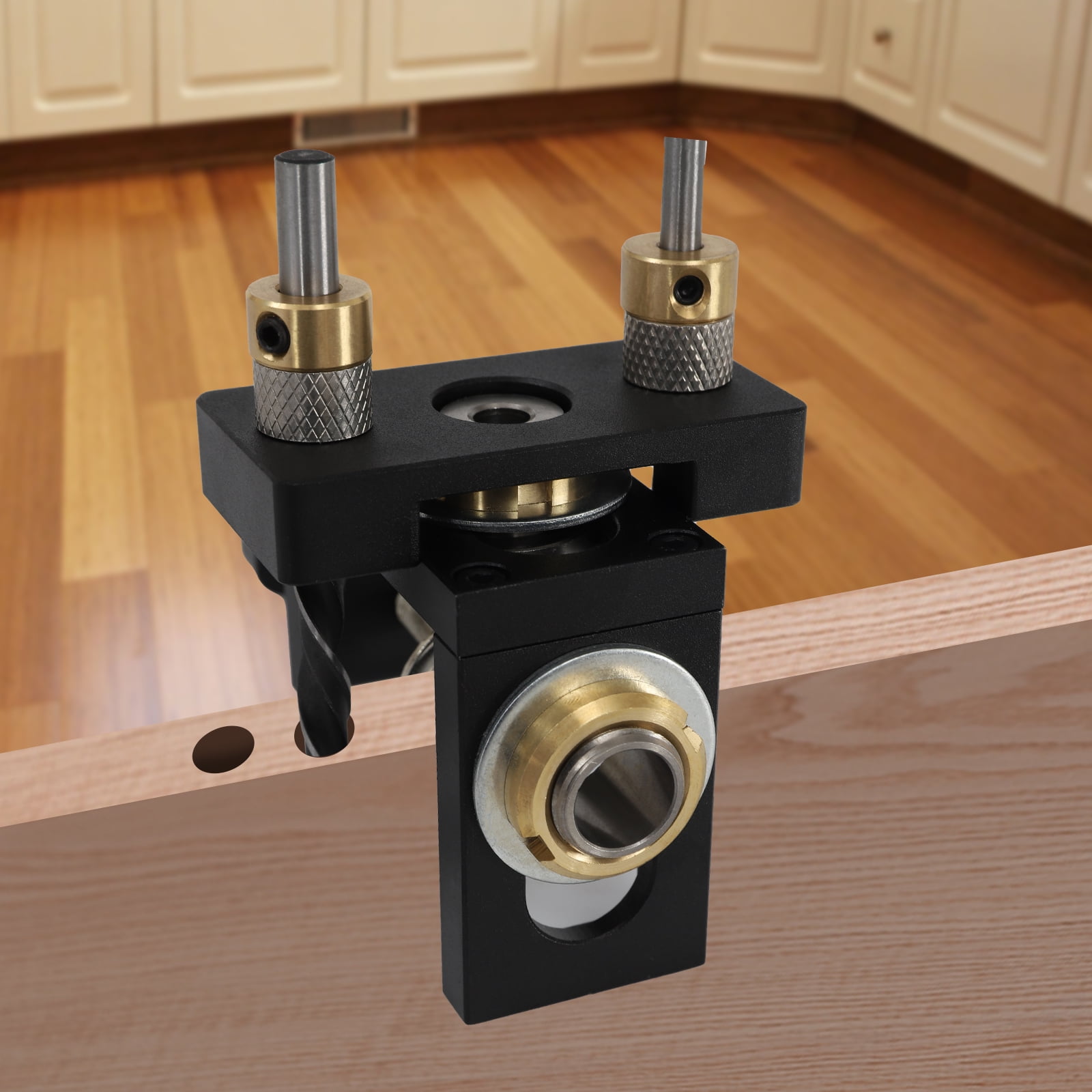 TOOL1SHOoo 3in1 Dowel Pin Fixture Kit Small Woodworking Hole Puncher