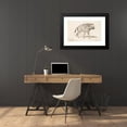 thumbnail image 4 of Charles Hamilton Smith 24x17 Black Modern Framed Museum Art Print Titled - The Hyena of Albara (1837), 4 of 5