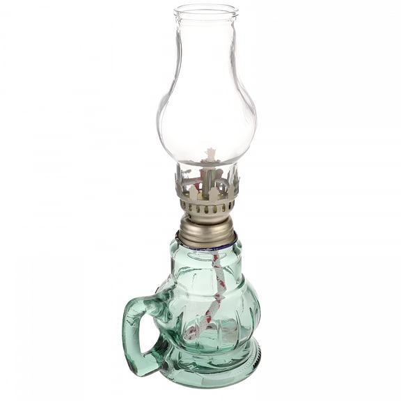 LAMIRO Oil Lamps for Indoor Use, Kerosene Lamp Hurricane Lamp Decorative Lamplight Chamber Glass Oil Lamp