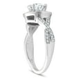 thumbnail image 2 of Pompeii 1 1/6ct Halo Petite Diamond Engagement Ring 14K White Gold (G/H,I1), 2 of 3