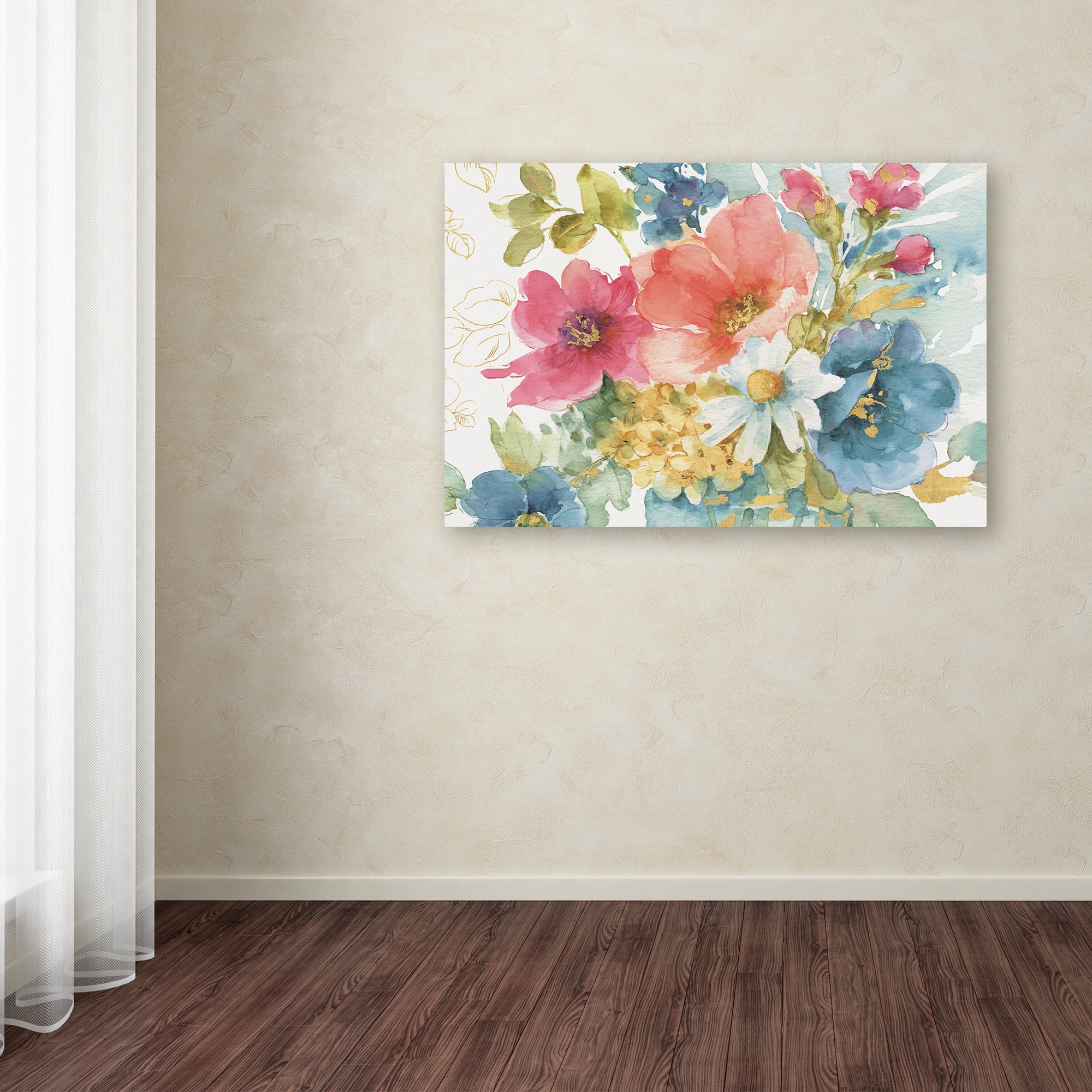 Lisa Audit 'My Garden Bouquet I' Canvas Art