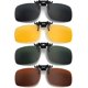 thumbnail image 1 of 4 piezas de clip para el sol, gafas de sol polarizadas con clip, gafas de sol para hombres y mujeres para conducir y actividades al aire libre Starlight, 1 of 5