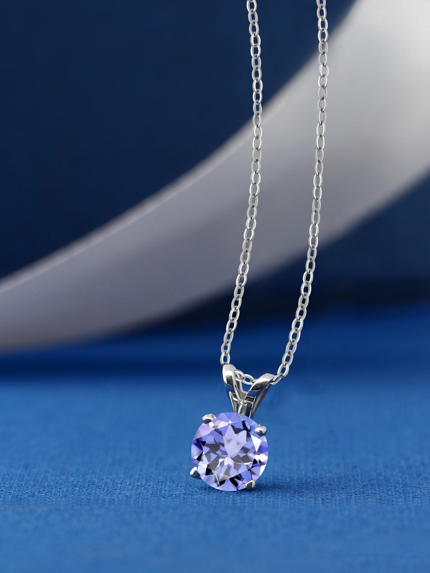 Gem Stone King 925 Sterling Silver White Opal Pendant