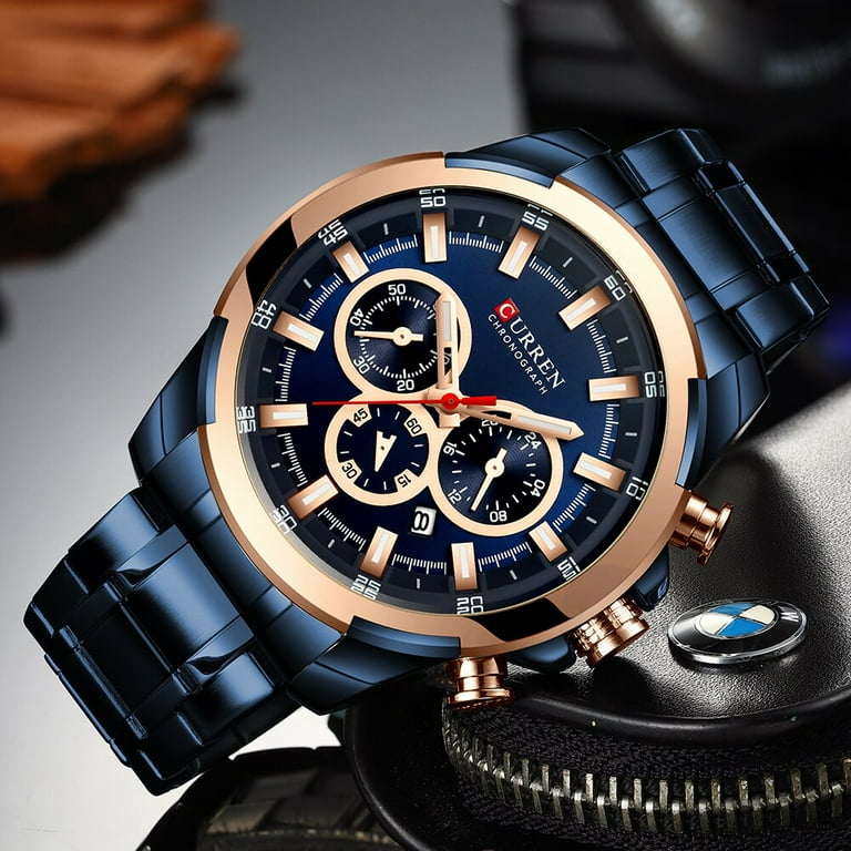 Curren shop chronograph watch
