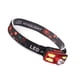 thumbnail image 2 of Monstrate Linterna frontal LED con batería Modos recargables Linterna Potente de alto lúmenes Impermeable Faro al aire libre Senderismo Pesca Iluminación y accesorios Rojo, 2 of 6