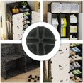 thumbnail image 2 of LOVEVER20pcs Wire Cube Connectors for Wire Grid Storage Shelves Modular Closet Storage Organizer Black ), 2 of 6