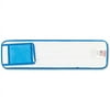 Rubbermaid Commercial Microfiber Wet Room Pads, 24" Long, Split Nylon/Polyester Blend, Blue, 12/pack