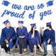 thumbnail image 2 of We are So Proud of You Banner Blue Glitter - NO DIY - Graduation Banner 2022 for High School College - Congrats Grad 2022 Graduation Party Decoration, 2 of 4