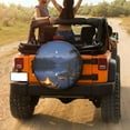 thumbnail image 3 of KAKALAD Lake Forests Campfire 01 Spare Tire Cover Universal Vehicle Accessories Buckle Car Tools 15”in, 3 of 6