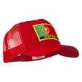 thumbnail image 5 of Portugal Country Patched Mesh Back Cap - Red OSFM, 5 of 5