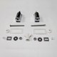 thumbnail image 4 of Toilet Seat Hinges Replacement, Soft Close Toilet Fittings Fixing Kit with Installation Accessories for Most Toilet Lids(Silver) g20242307609, 4 of 5