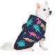 thumbnail image 2 of Fotbe Cartoon Dinosaur Sudadera con Estampado para Perros Pequeños – Suéter con Capucha para Mascotas, Tela Suave de Forro Polar con Bolsillo-Small, 2 of 7