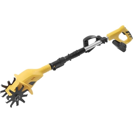 Cordless Tiller Cultivator, 20V 250RPM Electric Tiller Battery Powered Garden Cultivator 6.7" Tilling Width, 3.9" Depth with 2AH Battery & Fast Charger