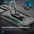 thumbnail image 3 of Funda para GANGXUN iPhone 6 - Soporte metálico, Función magnética, Negro, 3 of 6