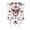 B-UBAN, variant on DVKOVI Ghost Halloween Wind Chime Haunted with Hanging Bells Outdoor Hangs Decor for Porch Patio Garden Tree Yard C A