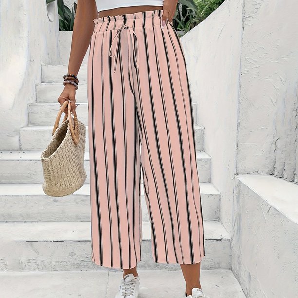WILLBEST Pantalones Casuales elegantes para Mujer, Cómodos, Deportivos, Lisos, con Cordón, Ropa Deportiva, Pantalones Cortos de Yoga Holgados con Bolsillos para Uso Diario Mediana
