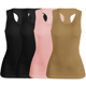 thumbnail image 1 of SET DE 4 BLUSAS UNITALLA CAMISETA PARA DAMA SURTIDO EN COLOR SIN MANGAS, 1 of 5