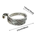 thumbnail image 2 of Women's Minimalist Adjustable Knit Crochet Ring Open Finger Band Stackable Boho Jewelry for Daily Wear and, 2 of 2
