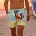 thumbnail image 6 of oelaio Men's Quick-Dry Swim Trunks Lightweight Beach Shorts for Swimming Surfing Vacation Multicolor M, 6 of 8