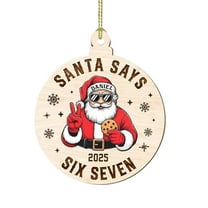 CREATITOY Christmas "Six & Seven" Theme Ornament Series, Hanging Decor, Perfect for Christmas Tree, Home Decor and Holiday Supply