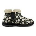 thumbnail image 5 of Whosucclay Flannel Womens and Girl Snow Boots Ankle Booties Waterproof Winter Boots Slip on Fashion Boots No Slip Boots, 5 of 6