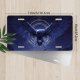 thumbnail image 2 of 1 Pcs 2D Flat License Plate Covers & Frames, Eagle with Skull For Decorative Front, Waterproof For Decoration Aluminum License Plate Covers & Frames Cover For Men Women, 12" X 6", 2 of 6