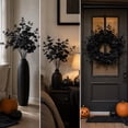 thumbnail image 5 of Aurorax Halloween Decorations Indoor,2 Pcs Gothic Fake Rose Flowers Dark Academia Vintage Black and Red Roses Artificial Flowers Gothic Decor for Adults Halloween Party Office Desktop Art, 5 of 6