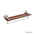 thumbnail image 5 of Que New Collection 22 Inch IPE Ironwood Shelf with Gallery Rail and Towel Bar, 5 of 5
