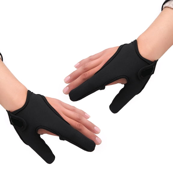 COMEET Fishing Gloves,Fishing Gloves 2 Fingers Breathable Gloves Wearable Antislip Gloves Fishing Finger Protector Fishing Water Proof